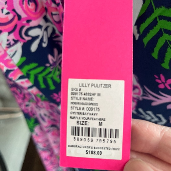 Lilly Pulitzer Noemi Maxi Dress-Medium - Picture 2 of 5